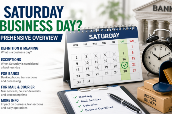Is Saturday a Business Day? Comprehensive Overview, Definition, Meaning, Exceptions for banks, for mail, and More info
