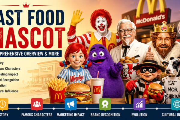 Fast Food Mascot: Comprehensive Overview, History, Famous Characters, Marketing Impact, Brand Recognition, Evolution, Cultural Influence, and More