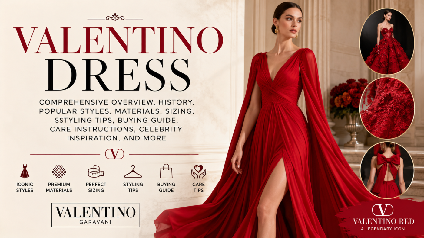 Valentino Dress: Comprehensive Overview, History, Popular Styles, Materials, Sizing, Styling Tips, Buying Guide, Care Instructions, Celebrity Inspiration, and More