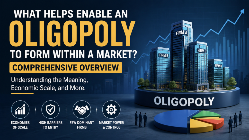 Which Helps Enable An Oligopoly to Form Within A Market? Comprehensive Overview: Understanding The Meaning, Economic Scale, And More.