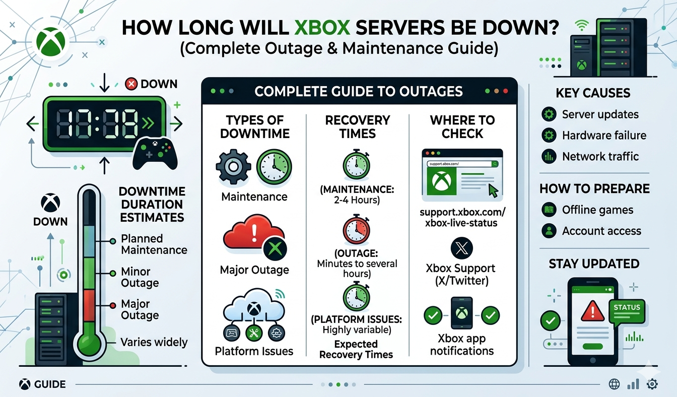 How Long Will Xbox Servers Be Down? Outage Guide
