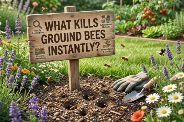 What Kills Ground Bees Instantly? A Complete Guide to Identifying Ground Bees, Choosing Safe Removal Methods, Preventing Future Infestations, and Protecting Your Lawn and Garden