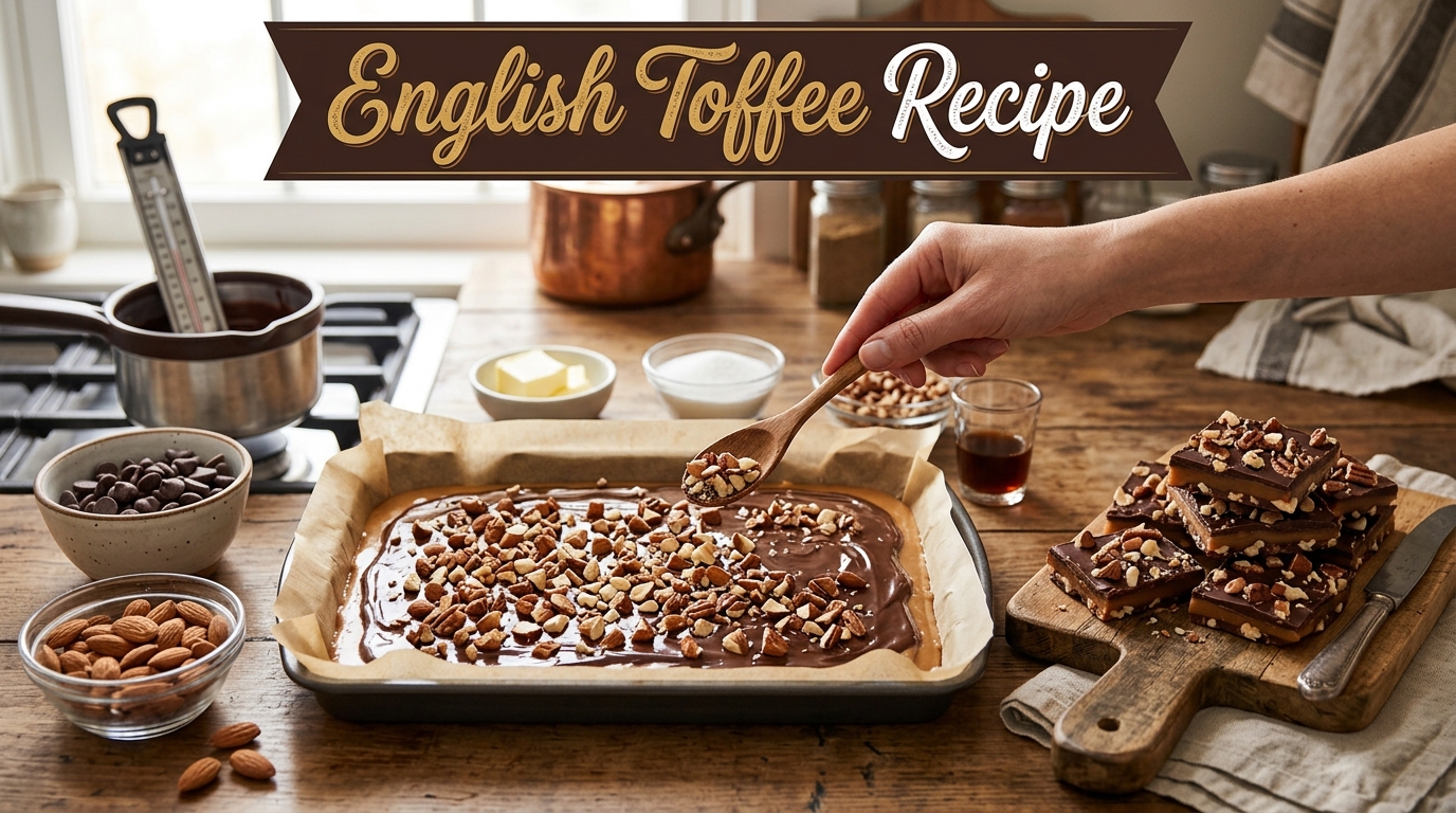 The Ultimate English Toffee Recipe Guide with Step-by-Step Instructions, Expert Tips, Flavor Variations, and Secrets for Perfect Crunch