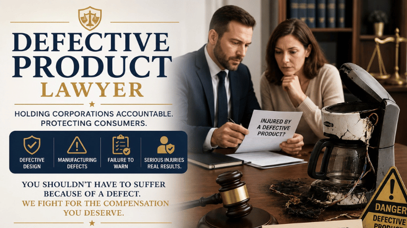 Defective Product Lawyer: Comprehensive Guide to Product Liability Law, Legal Rights, Types of Defects, Compensation