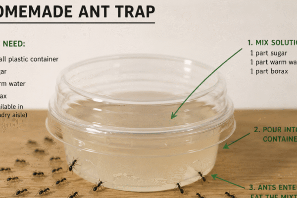 Homemade Ant Trap: Complete Step-by-Step Guide to Easy, Effective, and Natural Ant Control Methods Using Safe, Affordable