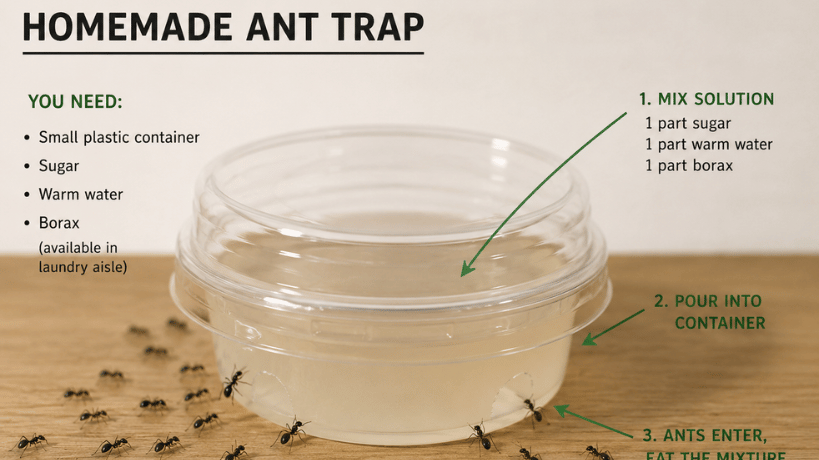 Homemade Ant Trap: Complete Step-by-Step Guide to Easy, Effective, and Natural Ant Control Methods Using Safe, Affordable