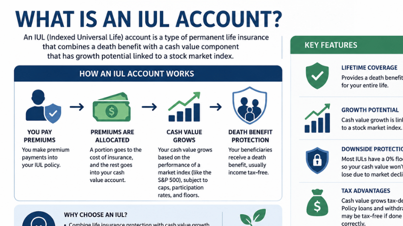 What Is an IUL Account? A Complete Guide to Indexed Universal Life Insurance, How It Works, Benefits, Risks, Cash Value Growth, and Tax Advantages