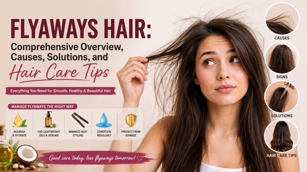 Flyaways Hair: Comprehensive Overview, Causes, Solutions, and Hair Care Tips, and more info.