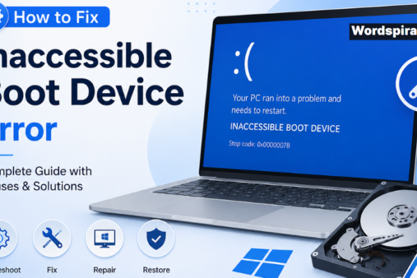 Inaccessible Boot Device Error in Windows 10 and 11: Complete Step-by-Step Guide to Diagnose, Fix, and Prevent Future Boot Failures