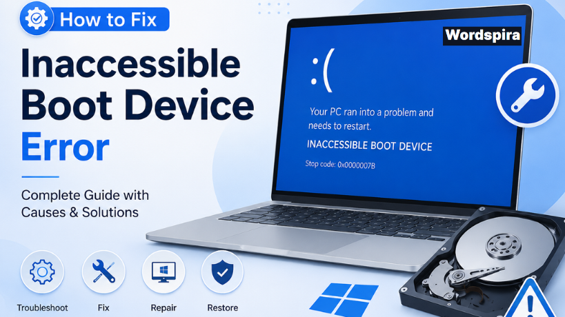 Inaccessible Boot Device Error in Windows 10 and 11: Complete Step-by-Step Guide to Diagnose, Fix, and Prevent Future Boot Failures